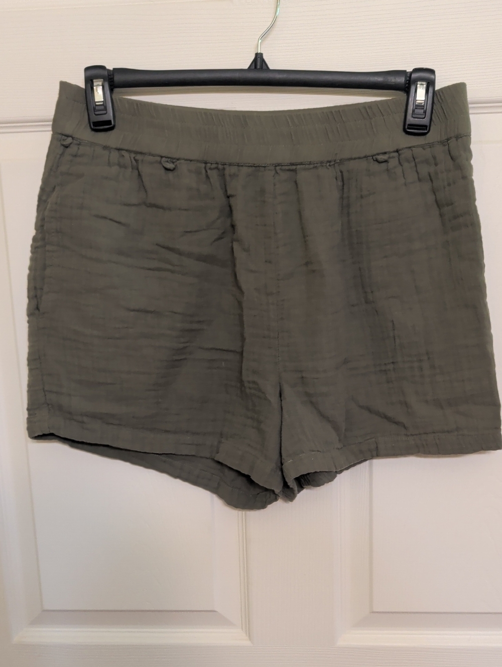 French Laundry Olive Green Pull-On Women's Shorts
